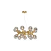 Lampa wisząca ATOMIC BALLS 74 cm złota