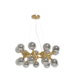 Lampa wisząca ATOMIC BALLS 74 cm złota
