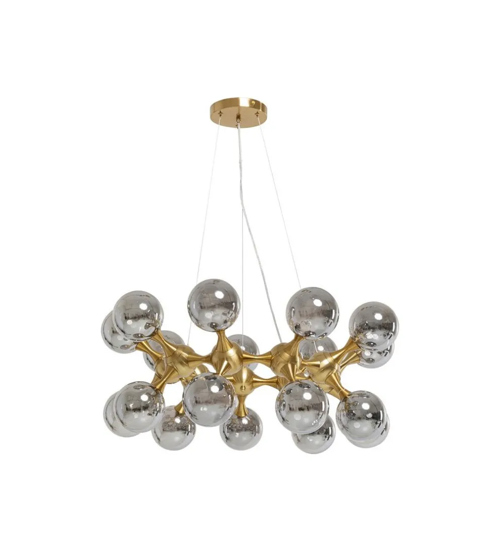 Lampa wisząca ATOMIC BALLS 74 cm złota