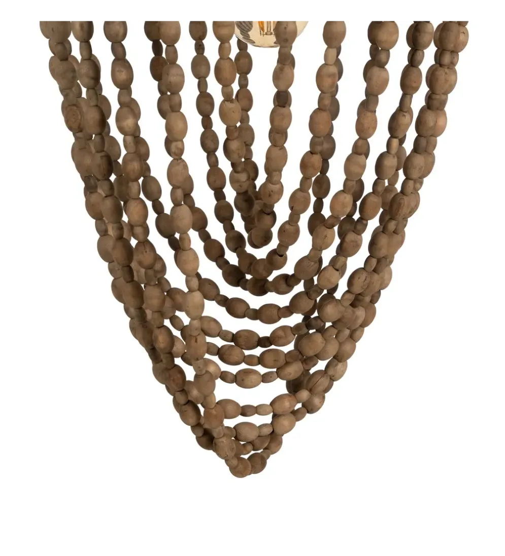 Lampa wisząca BEADINGO 71 cm naturalny