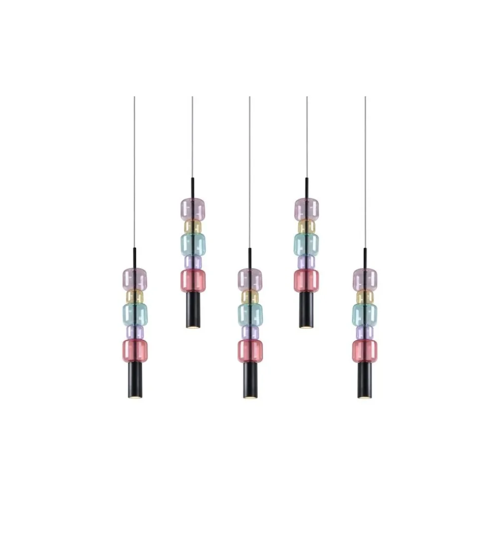 Lampa wisząca CANDY BAR 100 cm wielokolorowa