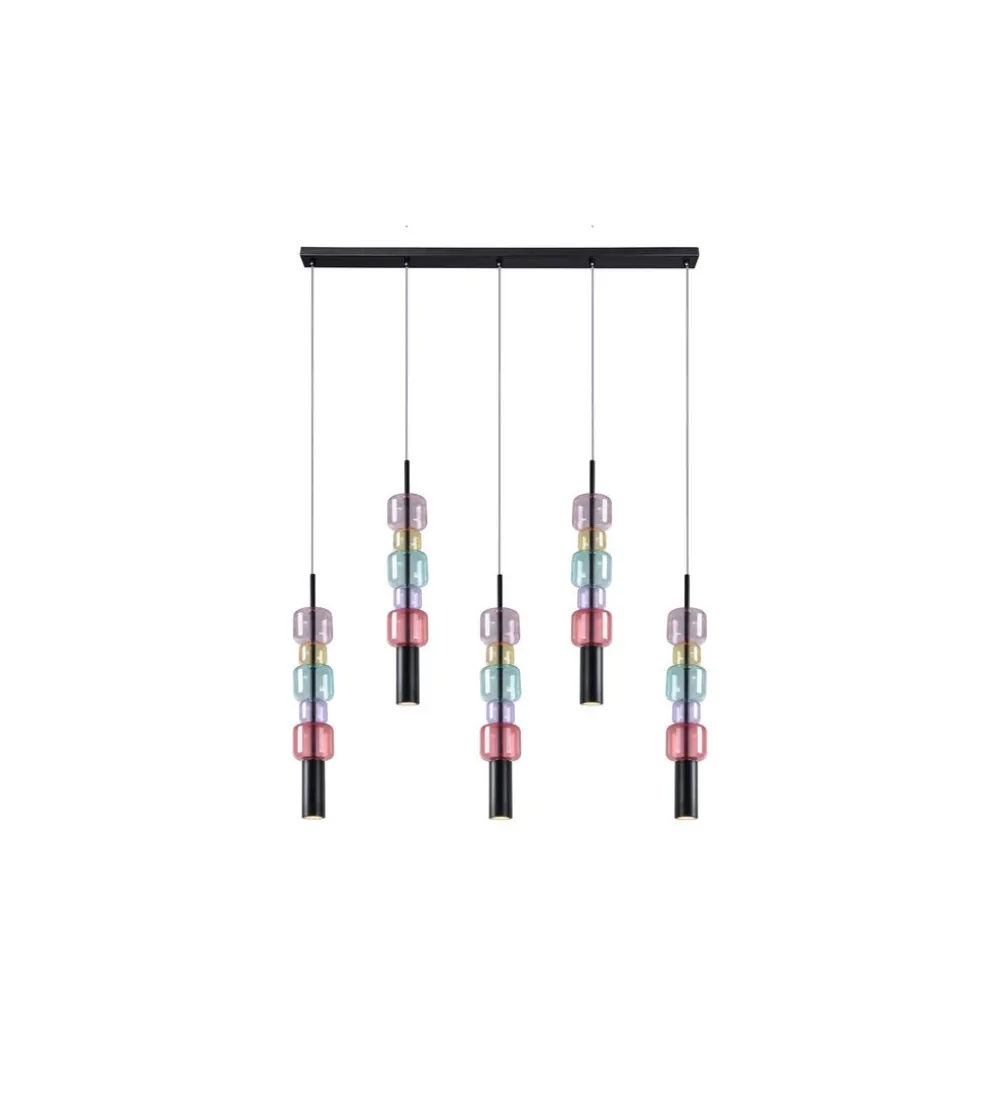 Lampa wisząca CANDY BAR 100 cm wielokolorowa