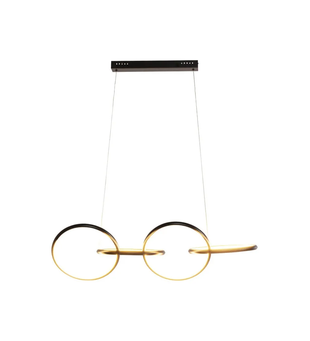 Lampa wisząca GALAXY LED 155 cm czarna