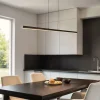 Lampa wisząca LED MERIDA DDXT2000 120 cm czarna