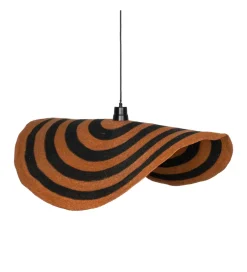 Lampa wisząca WRENKMA 94 cm pomarańczowo czarna
