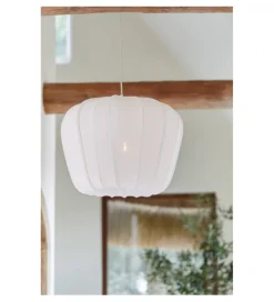 Lampa wisząca ZUBEDO 60 cm kremowa