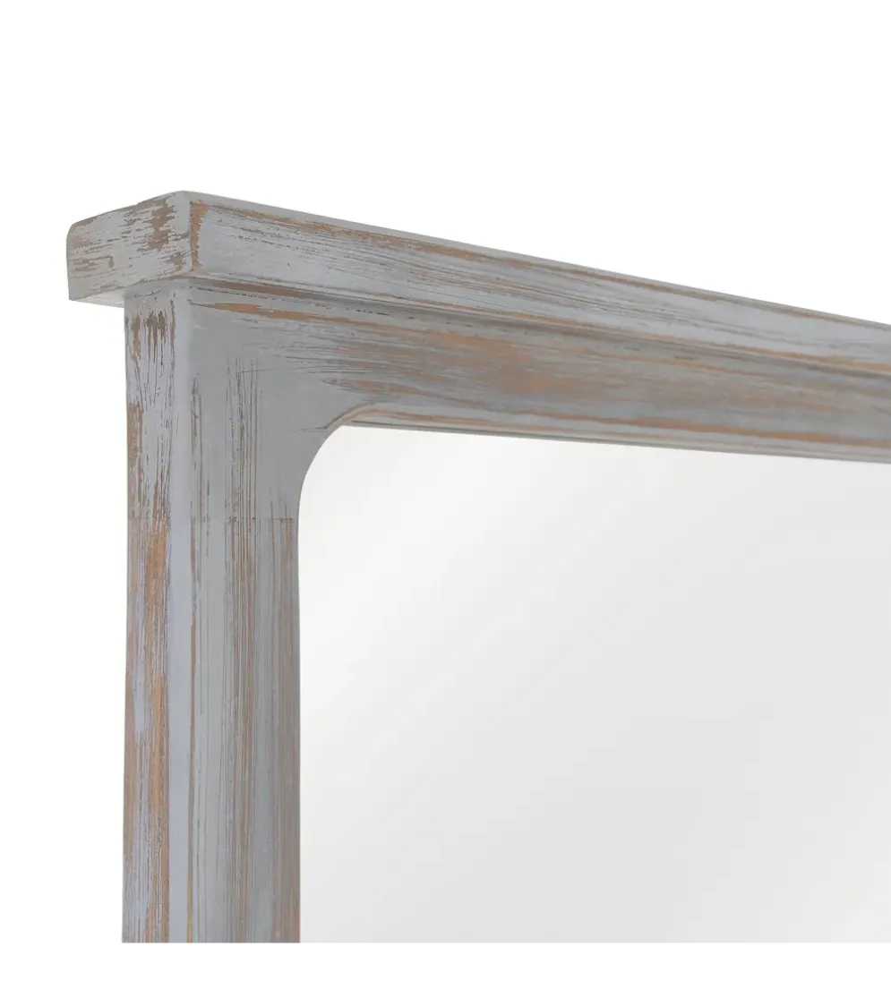 Lustro BEGASTA 170 cm drewno paulowni szare