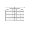 Lustro CRUZ 120 cm czarne
