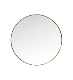 Lustro CURVE 100 cm mosiądź