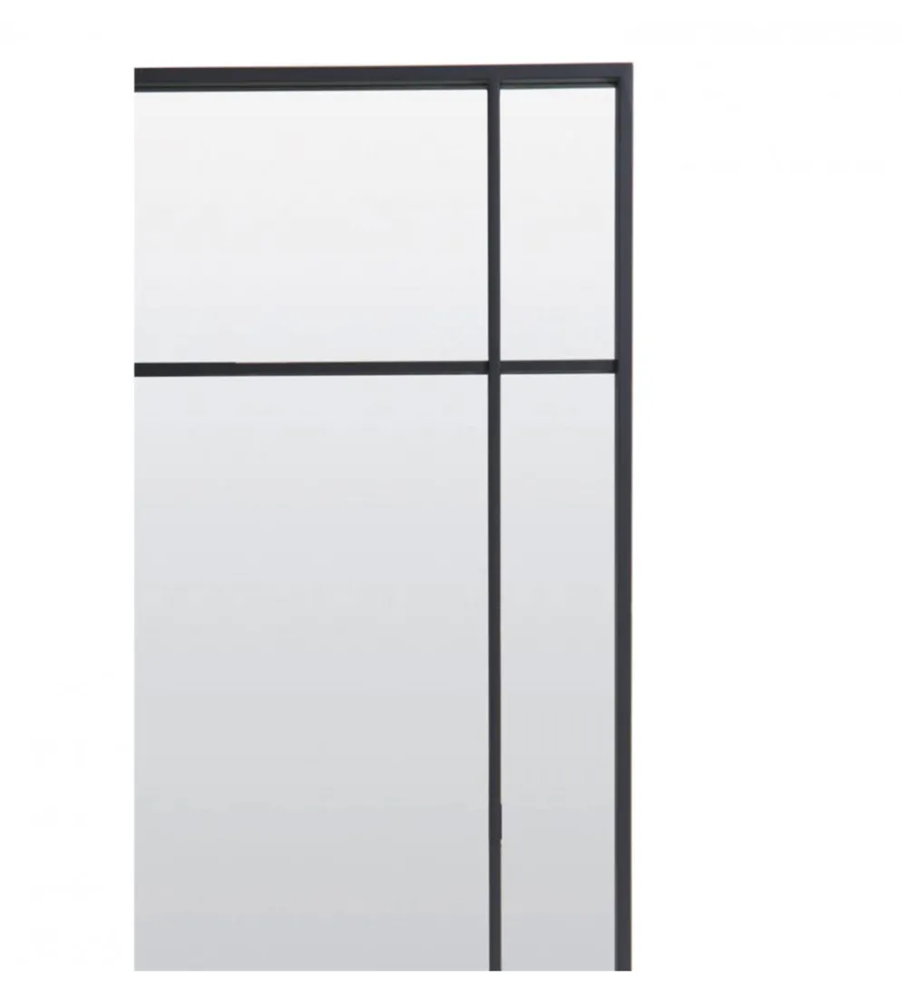 Lustro wiszące RINCON 150 cm czarny matt