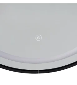 Lustro wiszące TEMPEJO 160 cm czarna rama