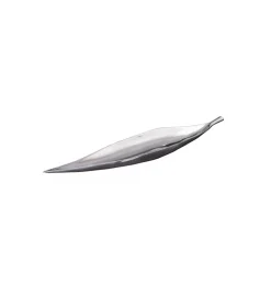 Misa Leaf 80 cm x 15 cm Srebrna