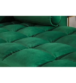 Narożnik CANIS velvet 260 cm ciemnozielony