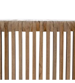 Regał BELLAMONTE 116 cm naturalny drewno teak