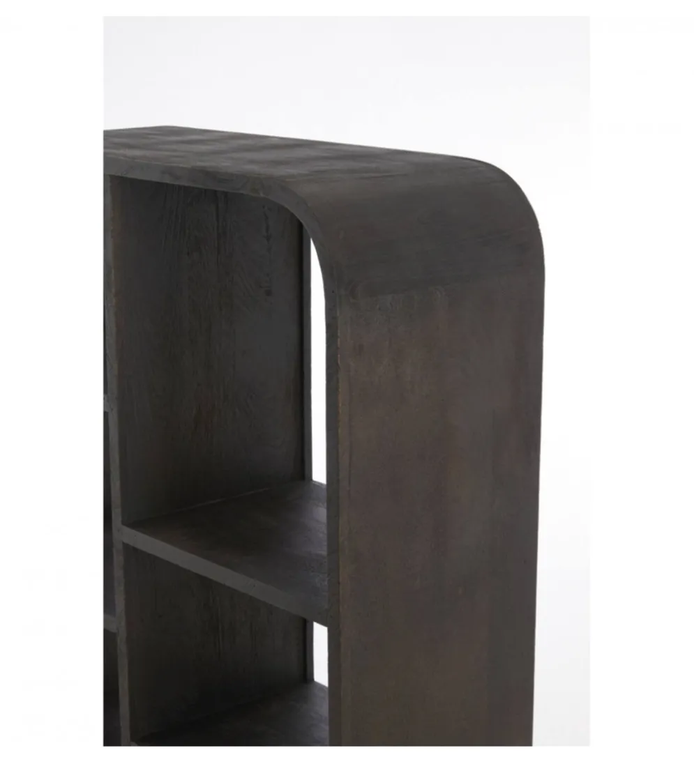 Regał DANE 200 cm czarny