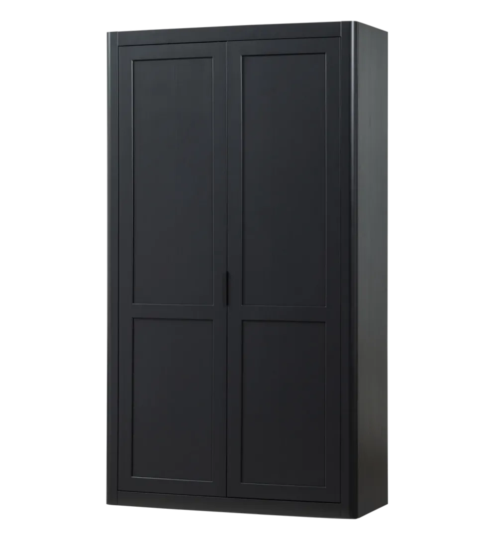 Regał GUNNAR 217 x 120 cm czarny mat