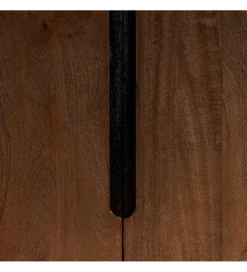 Regał KILIAN 195 cm drewno mango brązowa