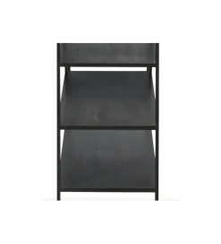 Regał WOLFRAM 185 cm metalowy czarny
