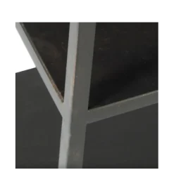 Regał WOLFRAM 185 cm metalowy czarny