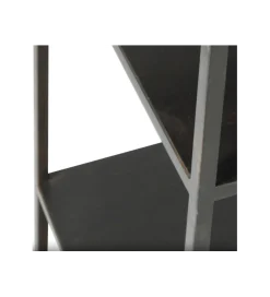 Regał WOLFRAM 185 cm metalowy czarny
