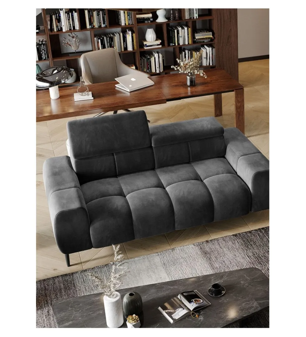 Sofa ELEKTRA Plaza 212 cm z regulowanymi zagłówkami