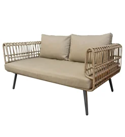 Sofa ogrodowa ARIKI 161 cm naturalna szara
