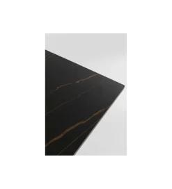 Stół GLOYRIA 200 cm ceramika w optyce czarnego marmuru