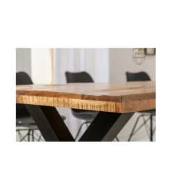 Stół Iron Craft X II 240 cm drewno Mango