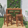 Stołek GRUNTO 80 cm naturalny