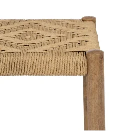 Stołek NEBERNLI 40 cm drewno mango naturalny