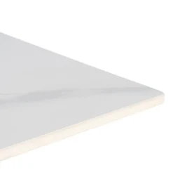 Stolik bistro SINTERED 80 cm efekt marmuru biały
