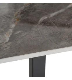 Stolik bistro SINTERED 80 cm efekt marmuru