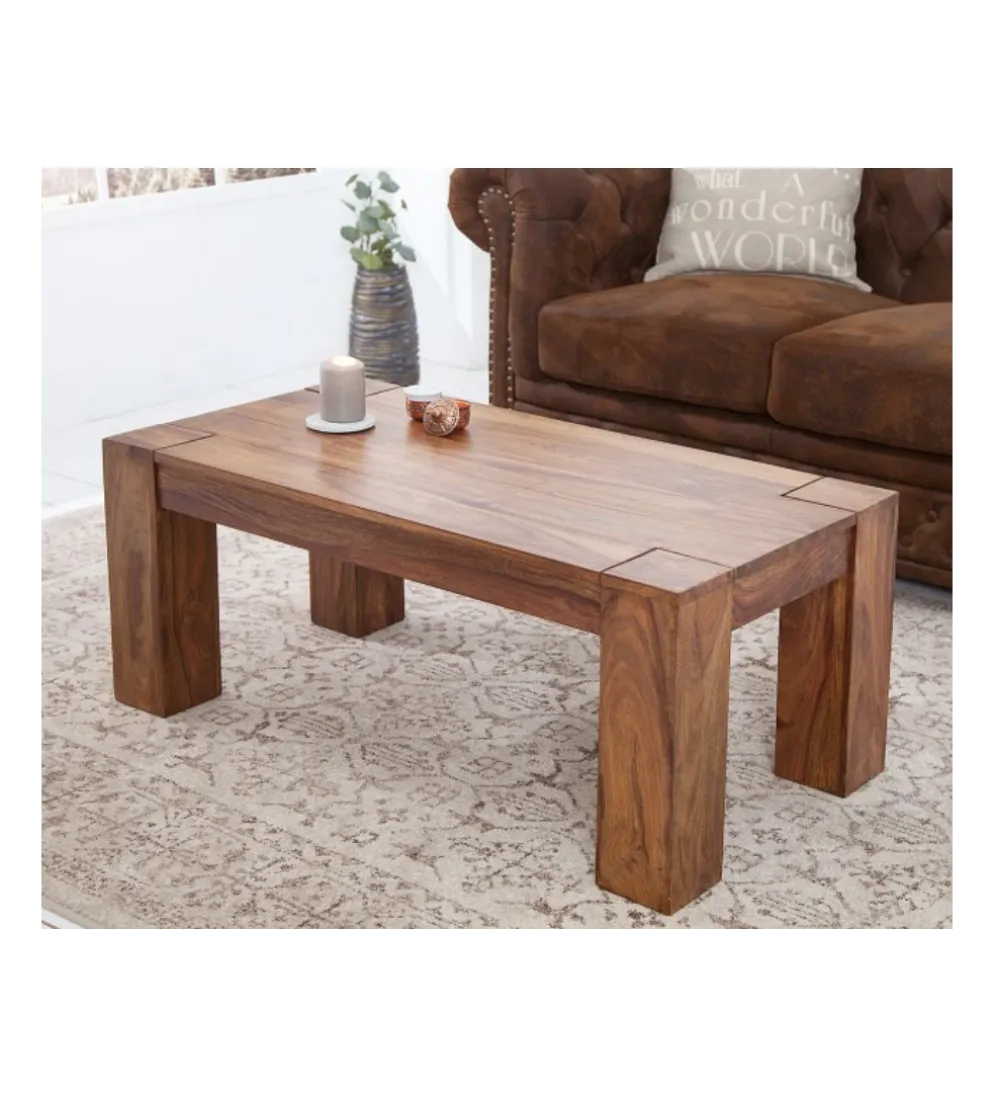 Stolik FINICE Makassar 100 cm drewno sheesham