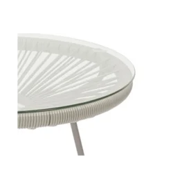 Stolik kawowy ACAPULCO 50 cm mono greige
