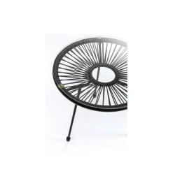 Stolik kawowy boczny ACAPULCO MONO 50 cm czarny