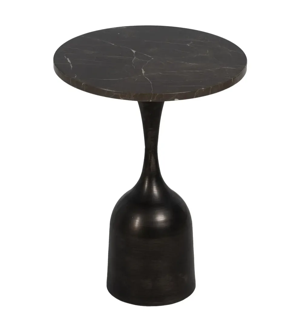 Stolik kawowy boczny KOREMA 53 cm czarny