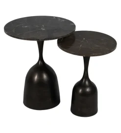 Stolik kawowy boczny KOREMA 53 cm czarny
