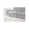 Stolik kawowy Modular 40 cm biało srebrny