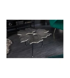 Stolik kawowy Morella 75 cm srebrny