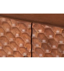 Stolik pod TV ADLON 160 cm drewno mango wzór 3D