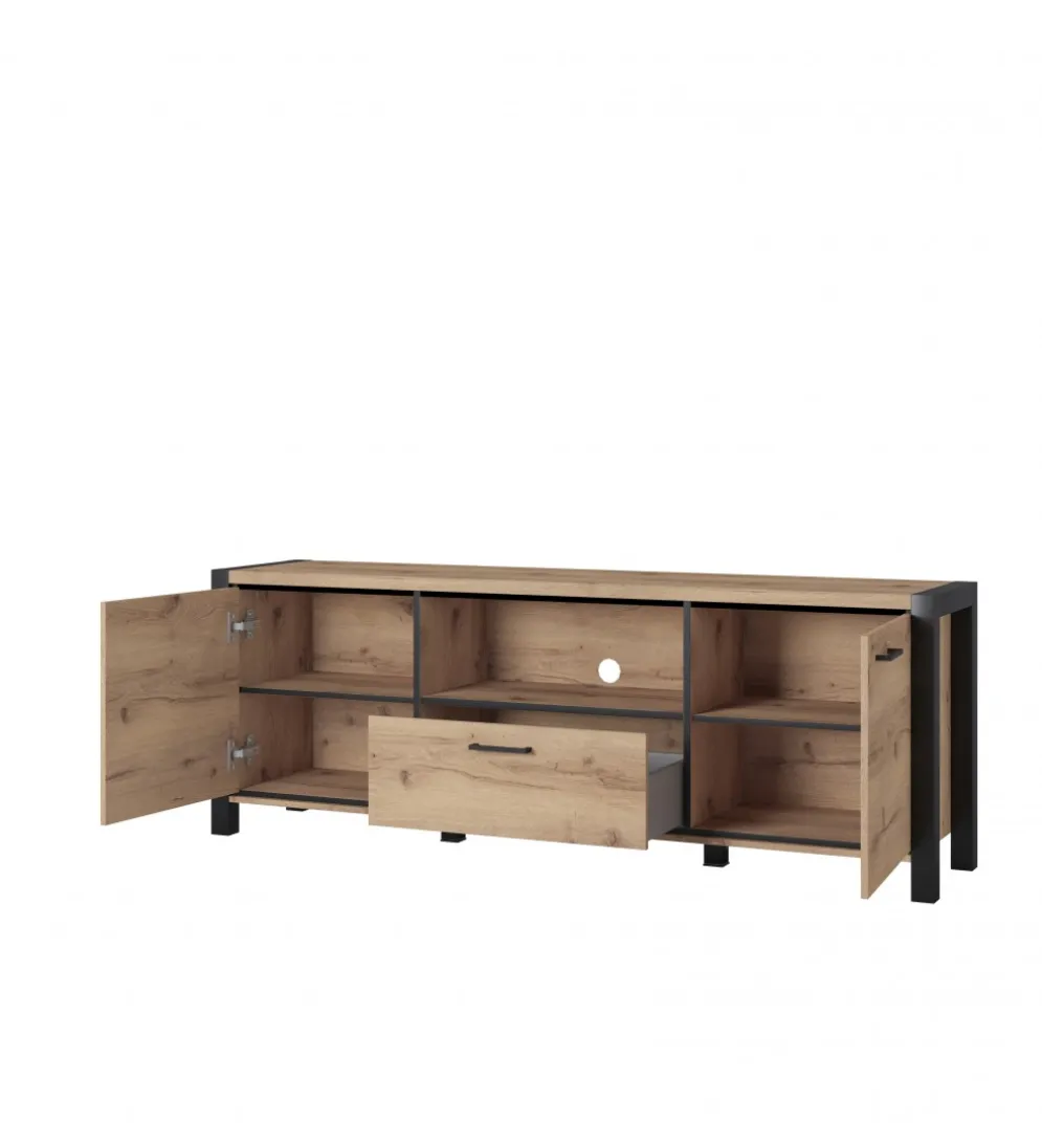 Stolik Pod TV AKTIV 180 cm w optyce dąb Taurus