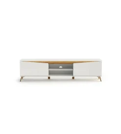 Stolik pod TV ALADYN 200 cm biały