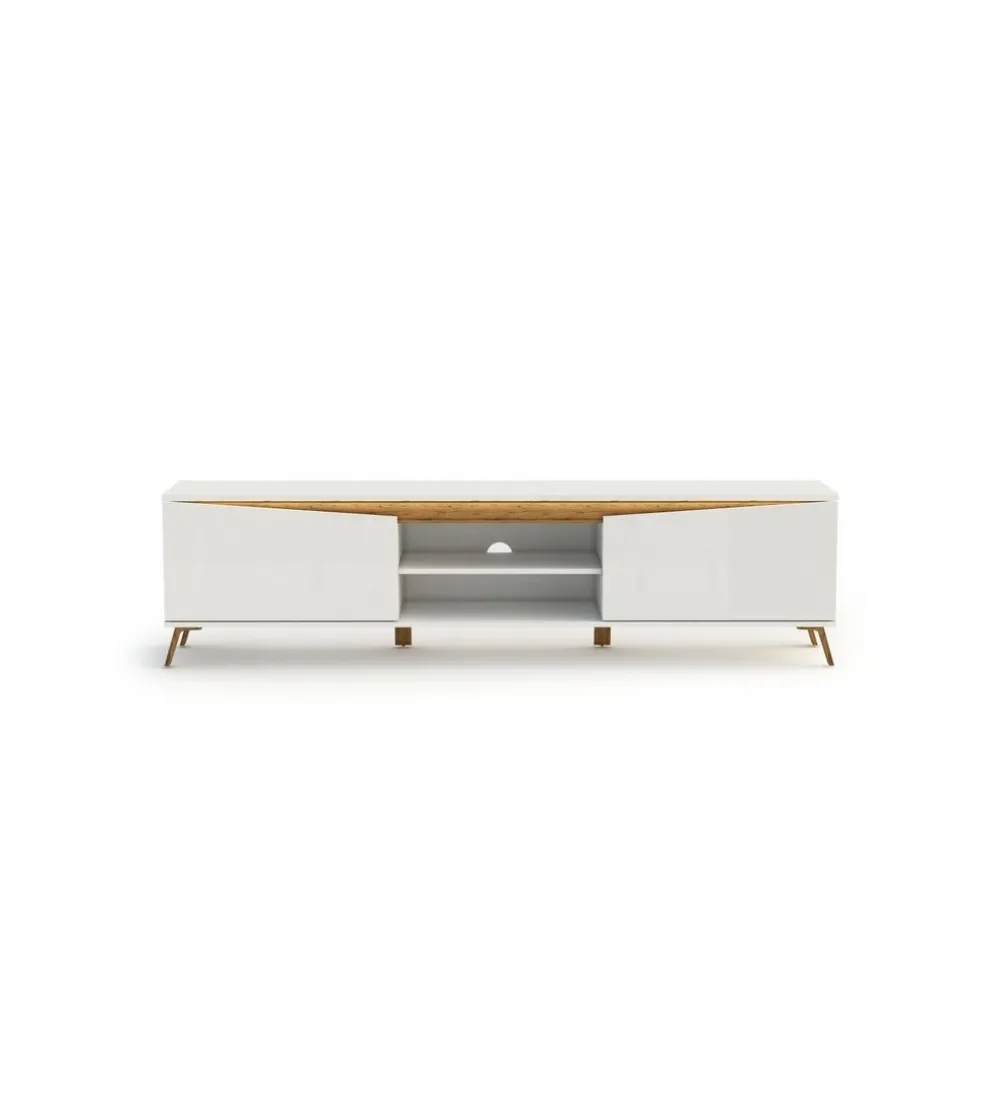 Stolik pod TV ALADYN 200 cm biały