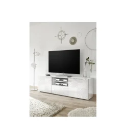Stolik pod TV MIRO 180 cm biały
