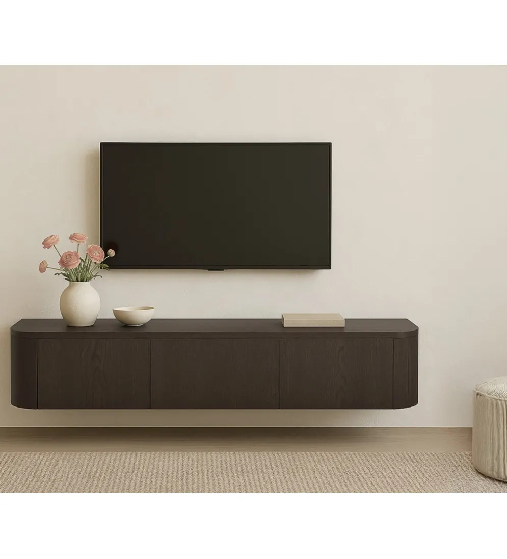 Stolik pod TV NOVERO ZWEVEND 180 cm espresso