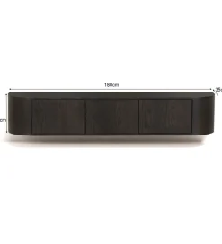 Stolik pod TV NOVERO ZWEVEND 180 cm espresso