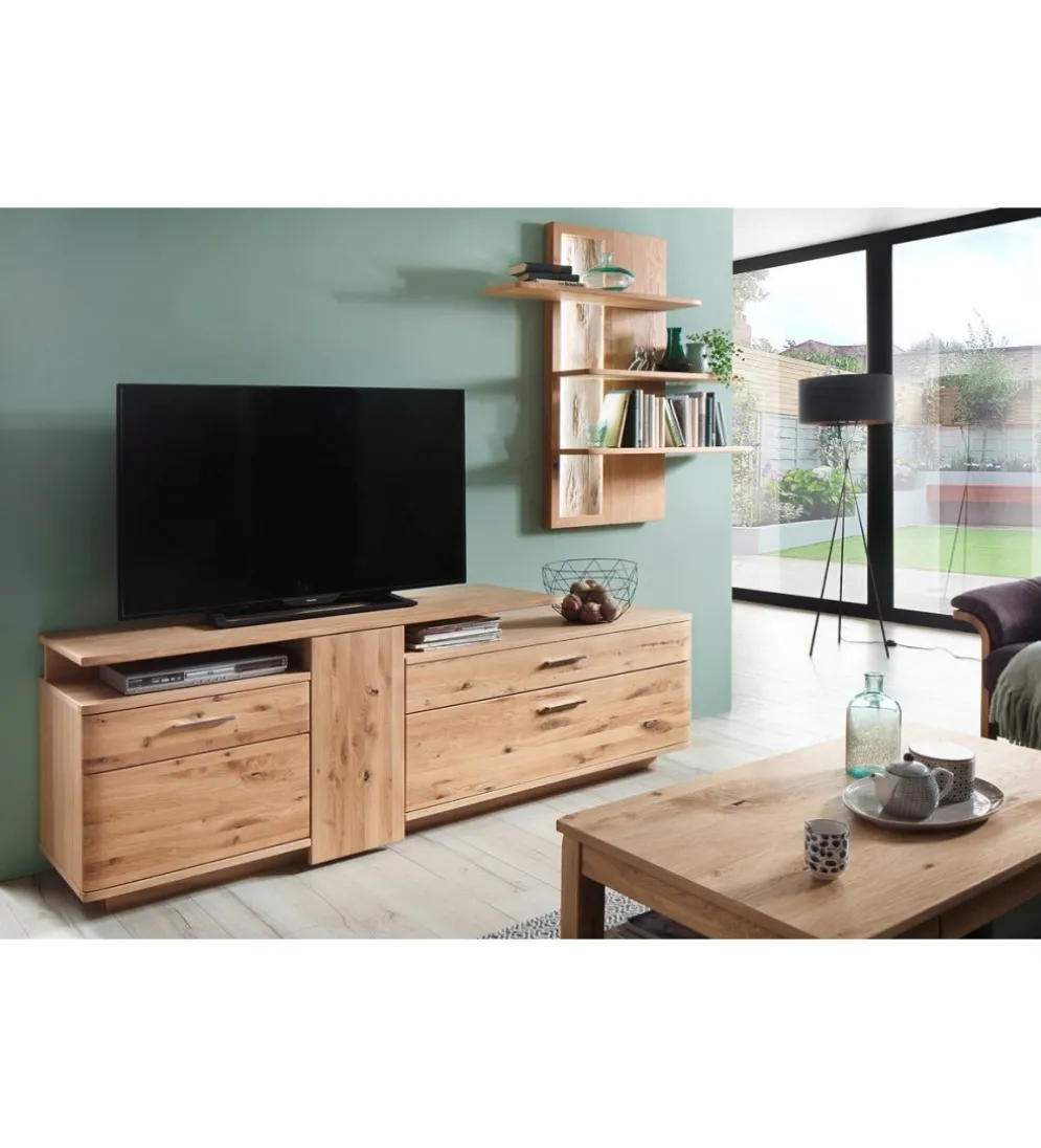 Stolik Pod TV SANTORI 210 Cm Dębowy