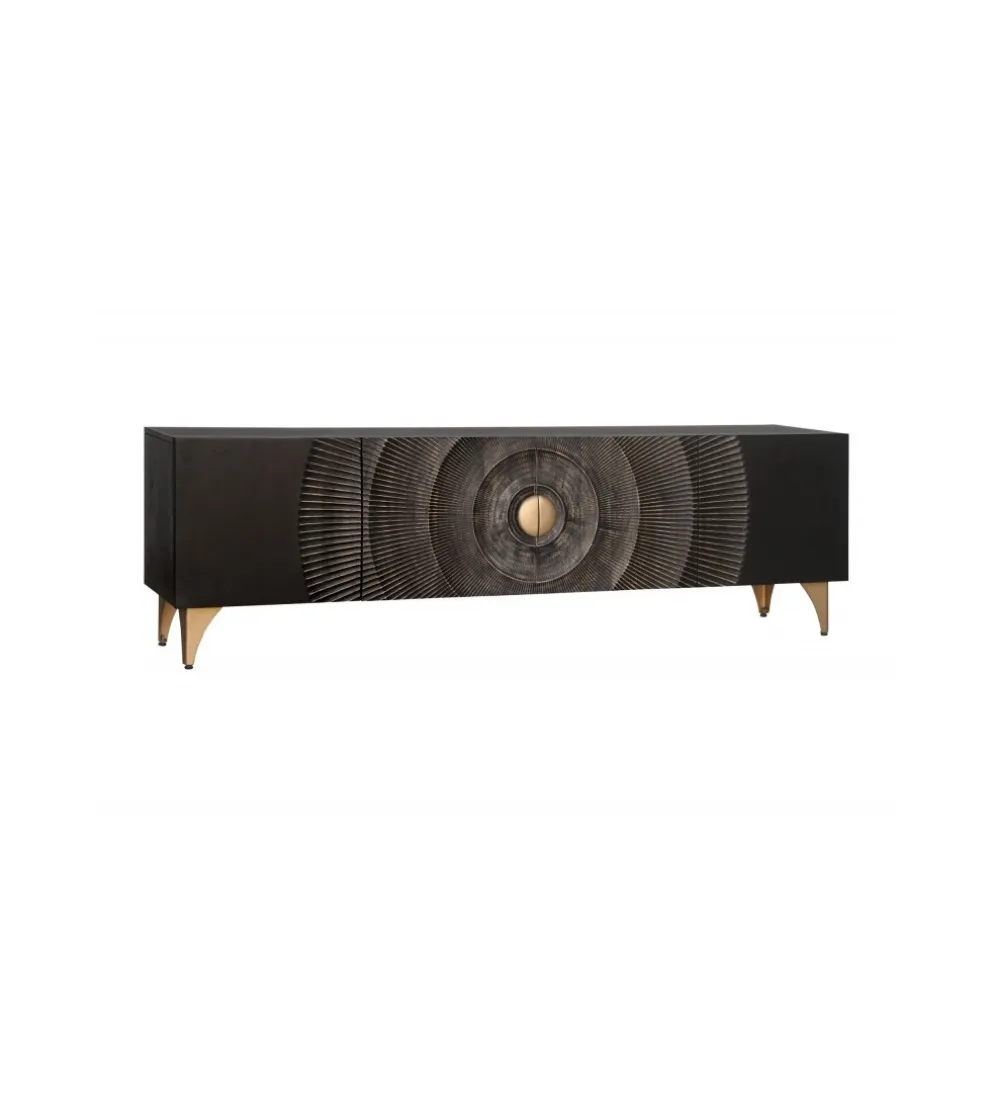 Stolik pod TV SWEET GOLDEN SUNSET 180 cm drewno mango