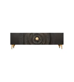 Stolik pod TV SWEET GOLDEN SUNSET 180 cm drewno mango
