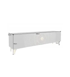 Stolik pod TV SWEET GOLDEN SUNSET 180 cm drewno mango